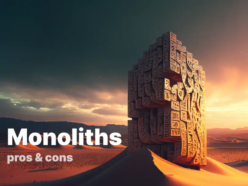 Ein Plädoyer für Monotlithen