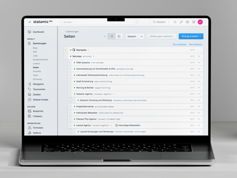 Statamic Controlpanel